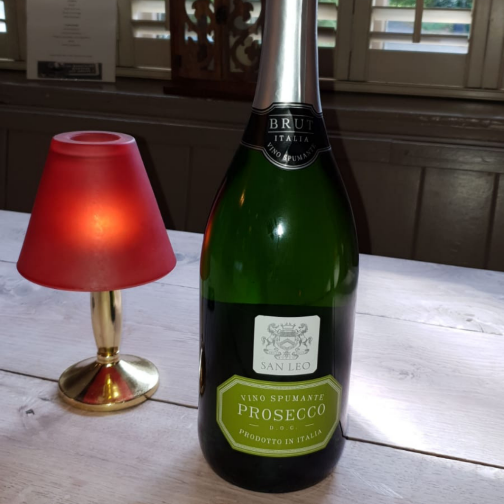 A magnum of prosecco